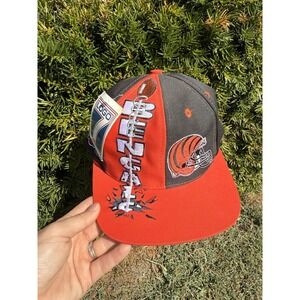 Vintage 90's NWT Logo 7 Cincinnati‎ Bengals Breakthrough SnapBack Hat RARE